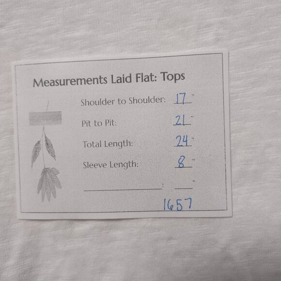 Talbots Women's Lightweight Cotton T-Shirt Lace Hem Size XL - 3FOR$25 - - Picture 6 of 6